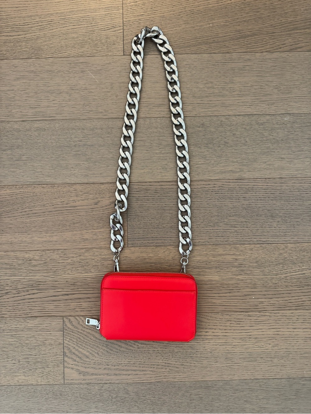 Anthropologie Red Wallet on a Chain